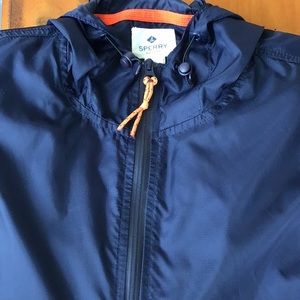 SPERRY nylon light zip hooded jacket - Unisex